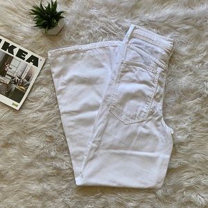 ZARA | White Bell Bottom Jeans
